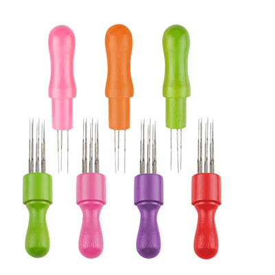 Needle Felting Kit for Beginner, Needle Felting Tool With Colorful Wooden Handle - Image 1 of 4