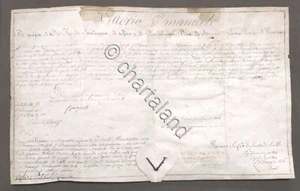 Regno Sardegna - Patente di Misuratore (Geometra) - Provincia Alessandria - 1816 - Foto 1 di 3