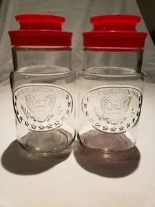 Vintage Maxwell House Coffee 1776 Election 1976 Jar Bottle Eagle Shield Bic - Picture 1 of 4