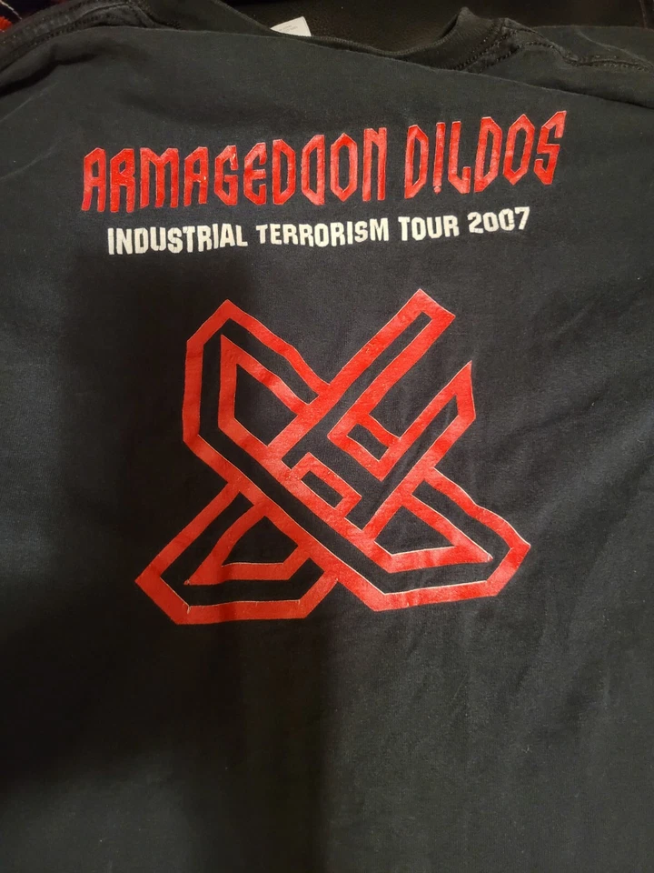 Camisa Vintage Consoladores Terrorismo Industrial Armageddon Foto 1 de 2