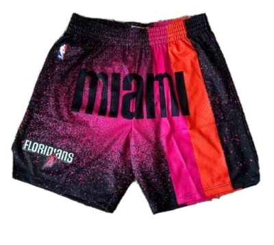 Miami Heat Floridians Mitchell & Ness NBA Swingman Shorts Men's X-Large - Image 1 of 4
