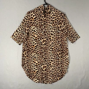 Torrid Cheetah Animal Print Turtle Neck Shirt Super Soft Knit Womans Size 1X XL - Picture 1 of 9