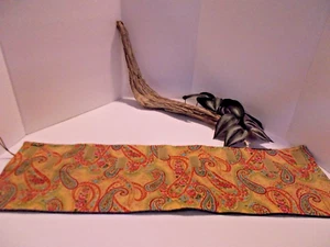 Shopping Cart Handle Cover for Grocery Cart / Trolley Handles w Paisley Fabric - Picture 1 of 15