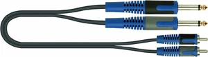 QUIKLOK RKSA/130-5 RCA JACK Cavo stereo professionale a basso rumore 5 Metri - Picture 1 of 1