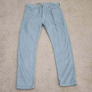Levi's Men 34x30 512 Slim Taper Corduroy Pants Light Blue IRREGULAR - Picture 1 of 12
