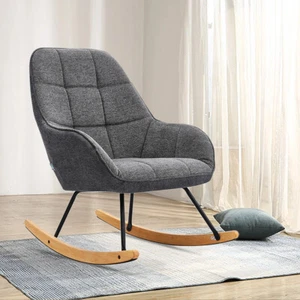 Schaukelsessel Schaukelstuhl Lesesessel Wohnzimmer Relaxsessel Schwingsessel - Bild 1 von 11