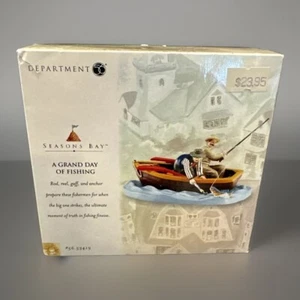 Dept 56 Seasons Bay A Grand Day of Fishing #53419 New In Box - Picture 1 of 13