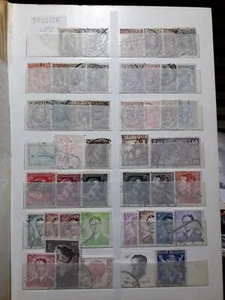 Ficha con 45 sellos de Bélgica - Imagen 1 de 1