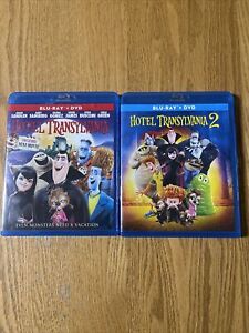 Hotel Transylavania 1 & 2 Lot Each Blu-ray & DVD Animated Kids Movie Adult