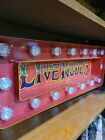 Fairground Funfair custom option available bar shop Sign Light Up Illuminated