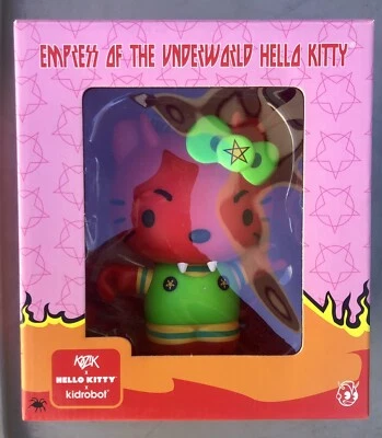 Frank Kozik Signed Kidrobot 6" Hello Kitty Vinyl Art Toy Rare - Image 1 of 4