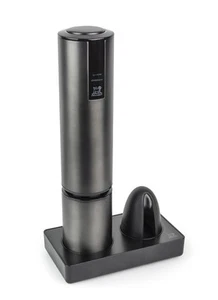 Peugeot Elis Touch Rechargeable Electric Corkscrew With Foil Cutter, Carbone - Picture 1 of 7