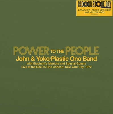 John & Yoko/Pla Power to the People: Live at the One to One Concert, New (Vinyl) - Bild 1 von 2