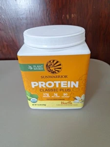 Sunwarrior Organic Classic Plus Vanilla Protein Powder, Vanilla 13.2 oz - Picture 1 of 1