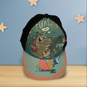 Toddler Boys Dinosaur Baseball Caps Children Kids School Cap Outdoor Sun Hats - Picture 1 of 3