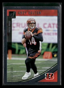 2018 Donruss #55 Andy Dalton Press Proof Silver #/100 - Picture 1 of 2