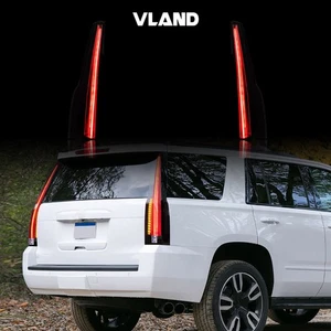 Escalade Style SMOKED LED Tail Lights For 2015-2020 GMC Yukon XL  Brake Lamps - Bild 1 von 18