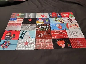 Lot Of 25 Macy Gift Cards - NO VALUE - Highly Collectible And Rare - Picture 1 of 6