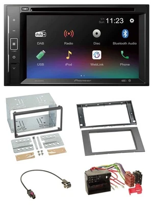 Pioneer Bluetooth MP3 USB 2DIN DAB DVD Autoradio für Ford Fusion Kuga Transit 05 - Bild 1 von 4