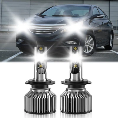 2x LED Headlights Bulbs High Beam Lights Super Bright For Hyundai Sonata 1999-15 - Image 1 of 4