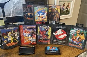 10 Sega Genesis Games Bundle - Most with Boxes And Manuals - Tested And Working - Picture 1 of 8