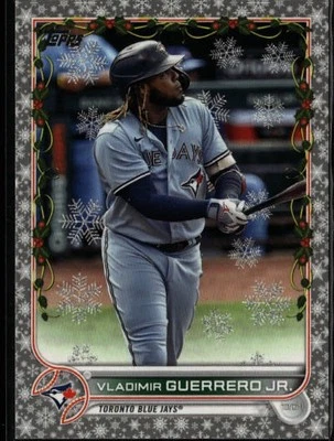 2022 Topps Holiday #HW10 Vladimir Guerrero Jr. Metallic - Image 1 of 2