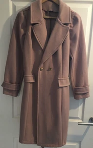 Ladies Dusky Pink Winters Coat Size 10/12 - Picture 1 of 4