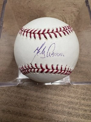 Melky Cabrera Signed MLB Baseball Steiner COA + Hologram Yankees Royals - Image 1 of 4
