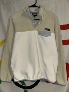 Patagonia Synchilla Snap T Fleece Damen Medium Beige Pullover - Bild 1 von 9