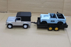 Britains Land Rover Off Road set of a 90, Series 3 and Trailer all Code 3 - Picture 1 of 11