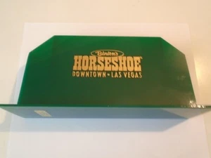 Binions Horseshoe Las Vegas Napkin,Pen, Poker Chip holder made in usa plastic - Picture 1 of 7