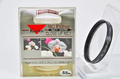 Kenko Close-Up Lens 55mm MC Filter No.1 Multi-Coated Shoot Dist: ~33–100cm - Image 1 of 4