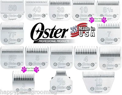 OSTER CryogenX A5 Clipper Blade*Fit Many Andis,Laube,Conair Clipper Pet Grooming