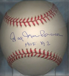 Hal Newhouser Detroit Tigers HOF 92 Autographed Signed OAL Baseball COA - Bild 1 von 1