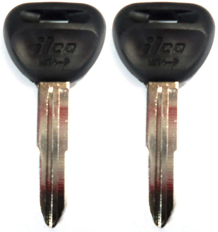 2 NEW FOR DODGE EAGLE HINO MITSUBISHI Uncut Key Blank Made in the USA MIT4-P - Image 1 of 1
