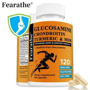 Glucosamine Chondroitin Turmeric & MSM - Supports Joint Mobility & Comfort - Picture 1 of 15