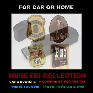 A HUGE FBI COLLECTION OF 655 OLD- TIME RADIO SHOWS ON A USB FLASH DRIVE! - Picture 1 of 2