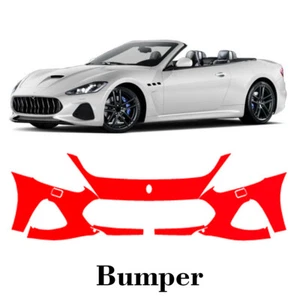 bumper PreCut PPF Paint Protection Film For Maserati Gran Turismo MC 2018-2019 - Picture 1 of 7