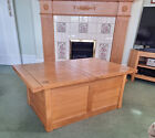 Solid Oak Coffee Table With Storage