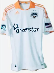 adidas Houston Dynamo Authentic Away White 2012 Soccer Jersey - Picture 1 of 2