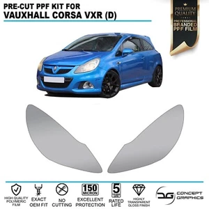 Scheinwerfer Steinschlagschutz PPF Lackschutzfolie für Vauxhall Corsa VXR D 06+ - Bild 1 von 2