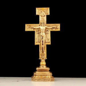 Statua in resina Signore Gesù Cristo fatta a mano statuetta idolo scultura 36 cm - Foto 1 di 1
