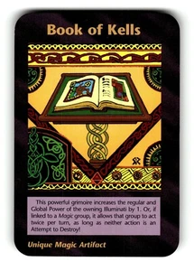 Book of Kells Card Limited INWO Illuminati New World Order Game - Picture 1 of 4