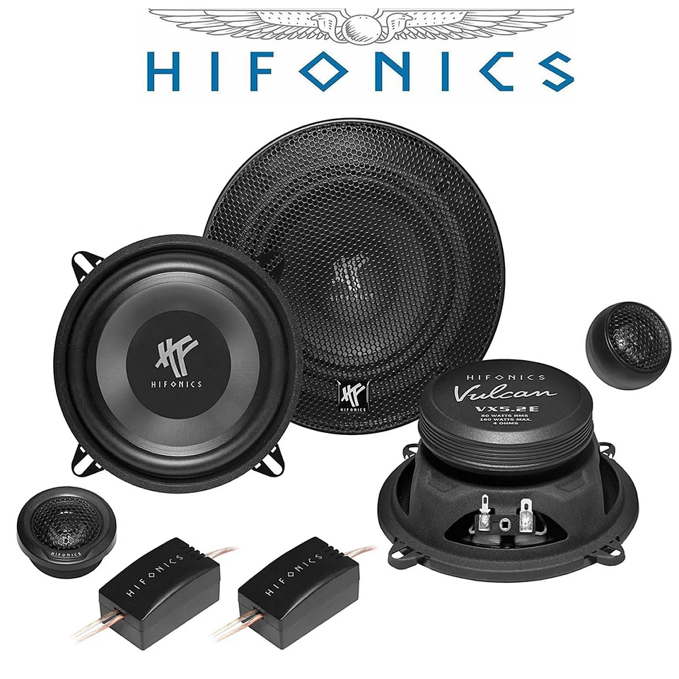HIFONICS VX5.2E 13cm Lautsprecher mit Gitter 2-Wege Kompo System 180W max. - Bild 1 von 1