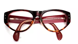Ray Ban Rb4152 Vagabond 1067/51 PARTS Red BROKEN Sunglasses Frame Italy **Read - Picture 1 of 5