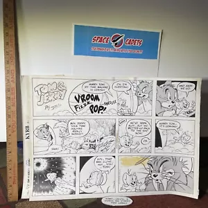 Original Nate Butler Art Page Tom & Jerry Kelly Jarvis 15 X 21 “ - Picture 1 of 5