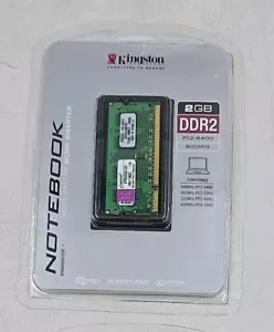 Kingston PC2-5300 1 GB SO-DIMM 667 MHz DDR2 Memory KPR5300S0/1GR Used Platinum - Picture 1 of 4