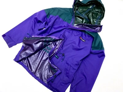 Vintage 80-90s Berghaus Rare Aqua Foil Waterproof Raincoat Light Jacket - M - Image 1 of 4