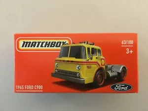 1965 Ford C900 Shell Truck * 2022 Matchbox POWER GRABS Case B ~ 63/100 - Picture 1 of 1
