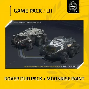 Star Citizen - ROVER DUO PACK with MOONRISE PAINT - LTI - (Lifetime Insurance) - Picture 1 of 11